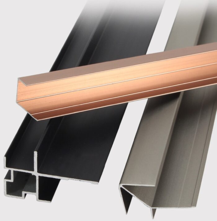 Aluminum alloy wall panel corner line edge strip line