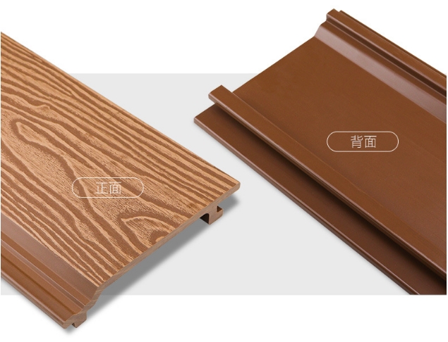 Exterior WPC cladding Wooden Plastic Wall Panel factory