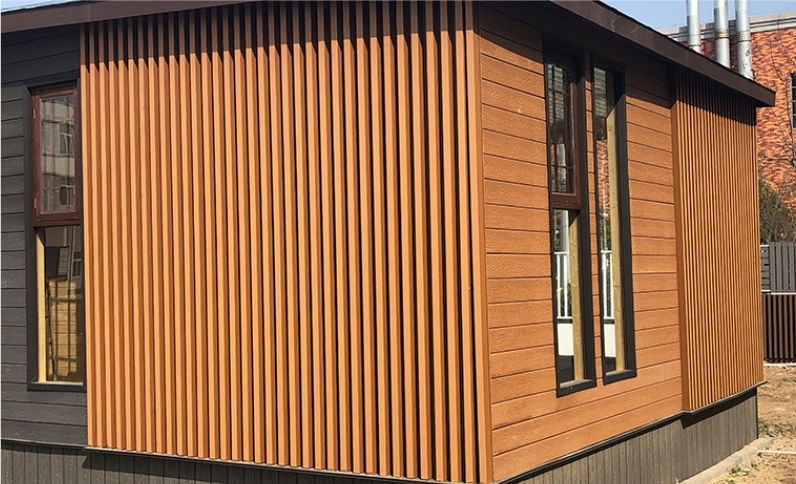 Exterior WPC cladding Wooden Plastic Wall Panel factory