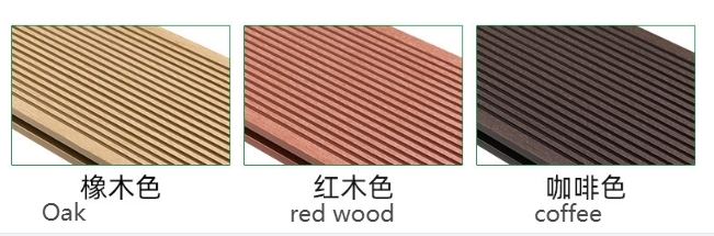 Exterior WPC decking outdoor plastic wood flooring 