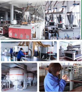 WPC production line and machine