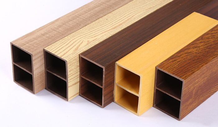 WPC tube indoor wood plastic composite room partition tube