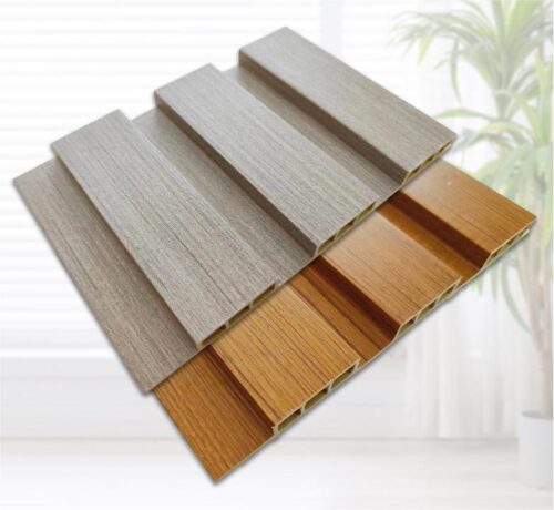 Interior WPC wall panel WPC indoor fluted panel background wall decoration