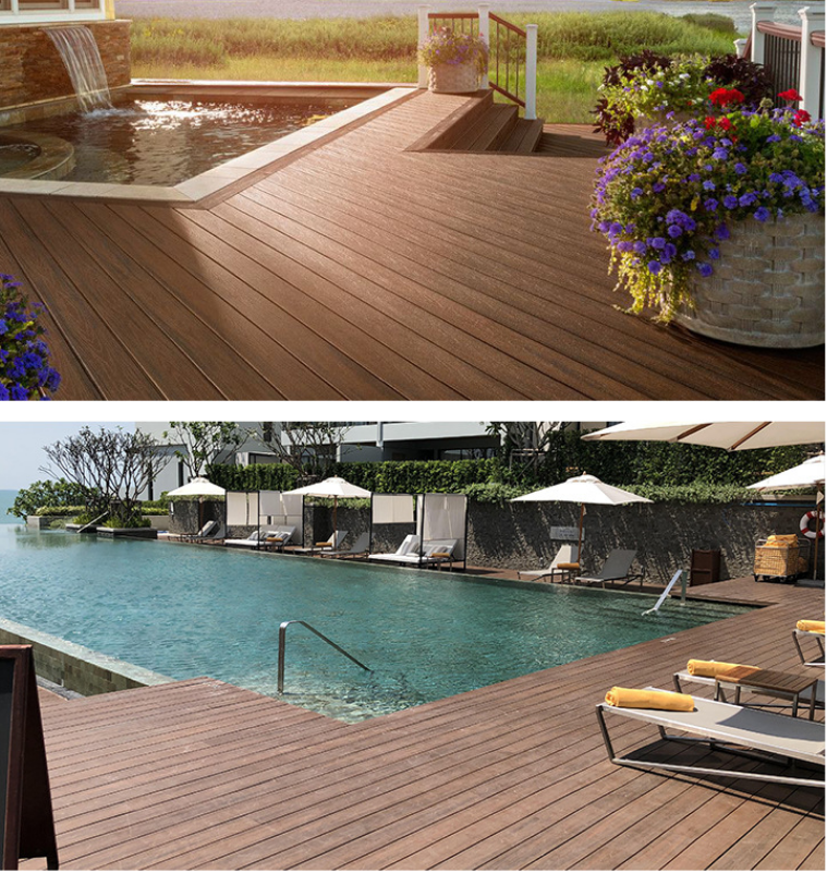 2nd-generation co extrusion plastic wood decking