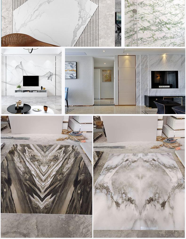 PVC plastic UV marble board uv wall panel 