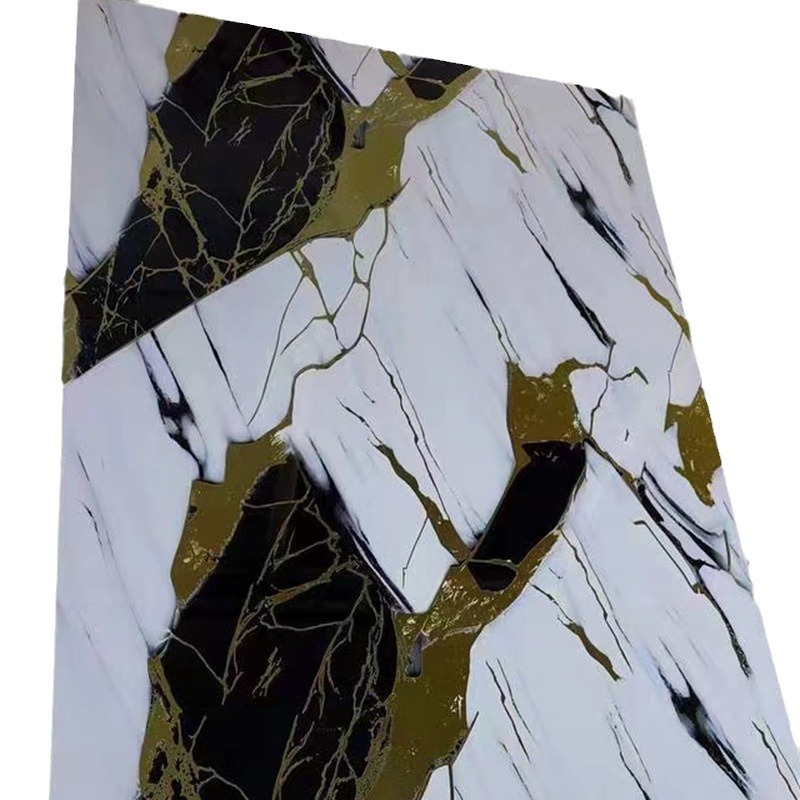 UV marble sheet decorative board indoor KTV hotel wall protection board