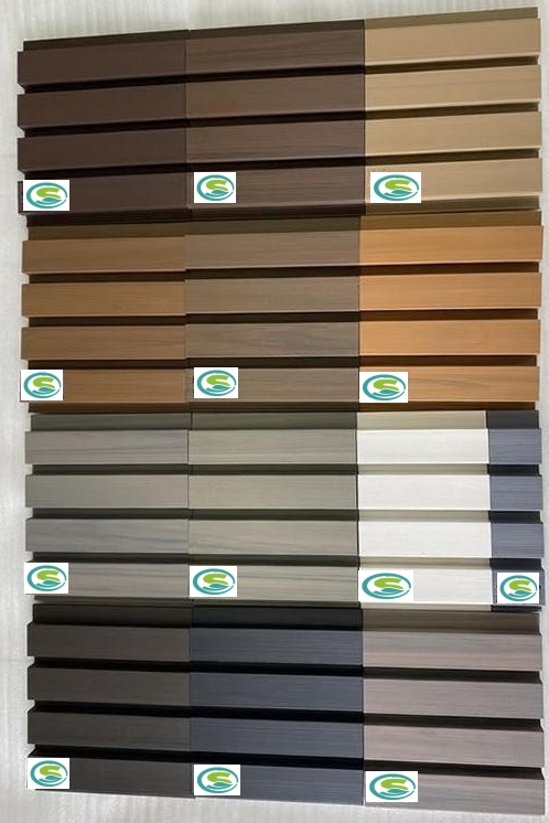 Co extrusion WPC cladding exterior fluted WPC cladding