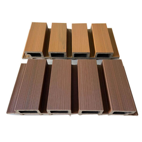 Co extrusion WPC cladding exterior fluted WPC cladding