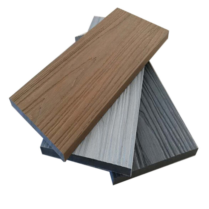 co extrusion wpc decking solid outdoor decking