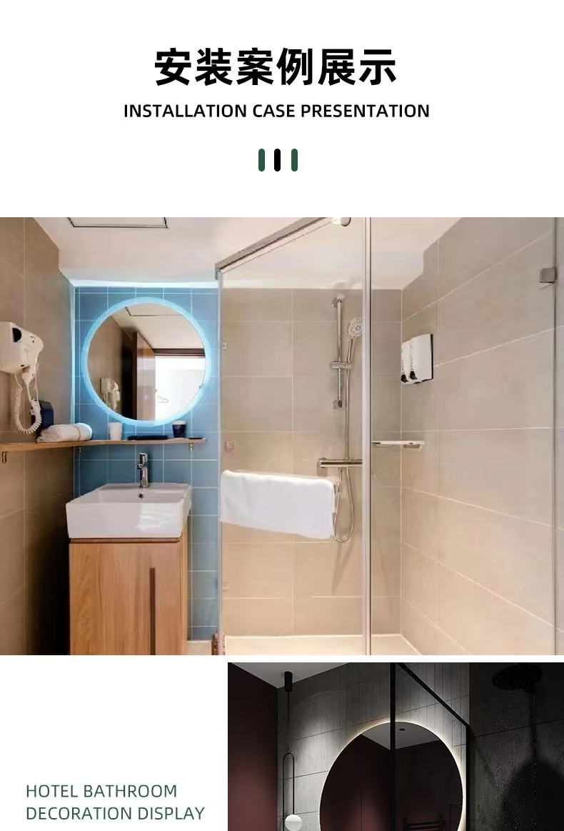 SPC stone crystal wall panel hotel bathroom renovation lock wall panel imitation porcelain wall panel