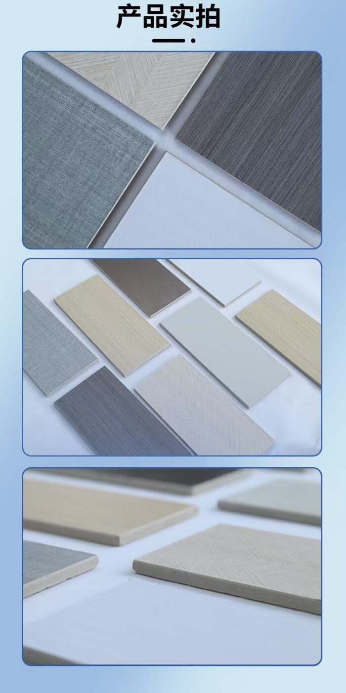 building material interior decor polyester fiber cement board cement wall panel