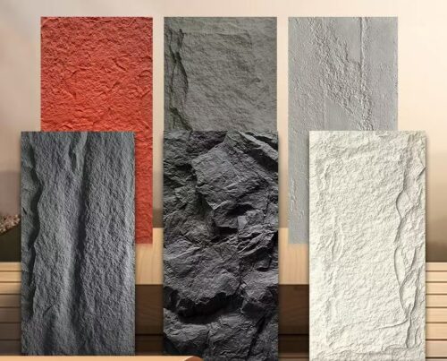 pu background wall pu mushroom stone PU exterior wall panel