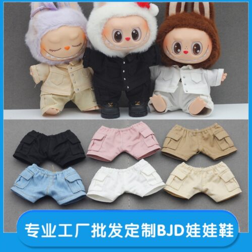 Unboxing labubu macaron accessories the macaron labubu Cargo pants bib overall
