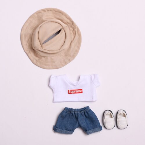 labubu clothing and hat accessories have a seat Serie Vinyl Plush Pendant Blind Box