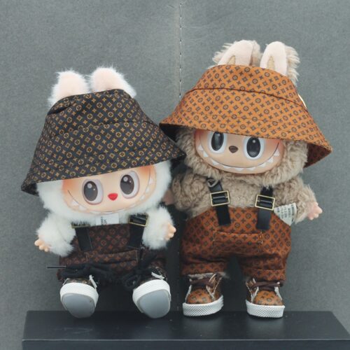 labubu mystery box labubu macaron secret shoulder strap set with hat