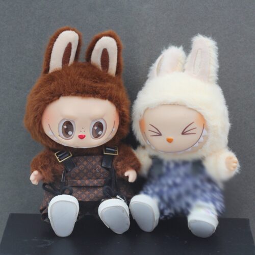 labubu mystery box labubu macaron secret shoulder strap set with hat