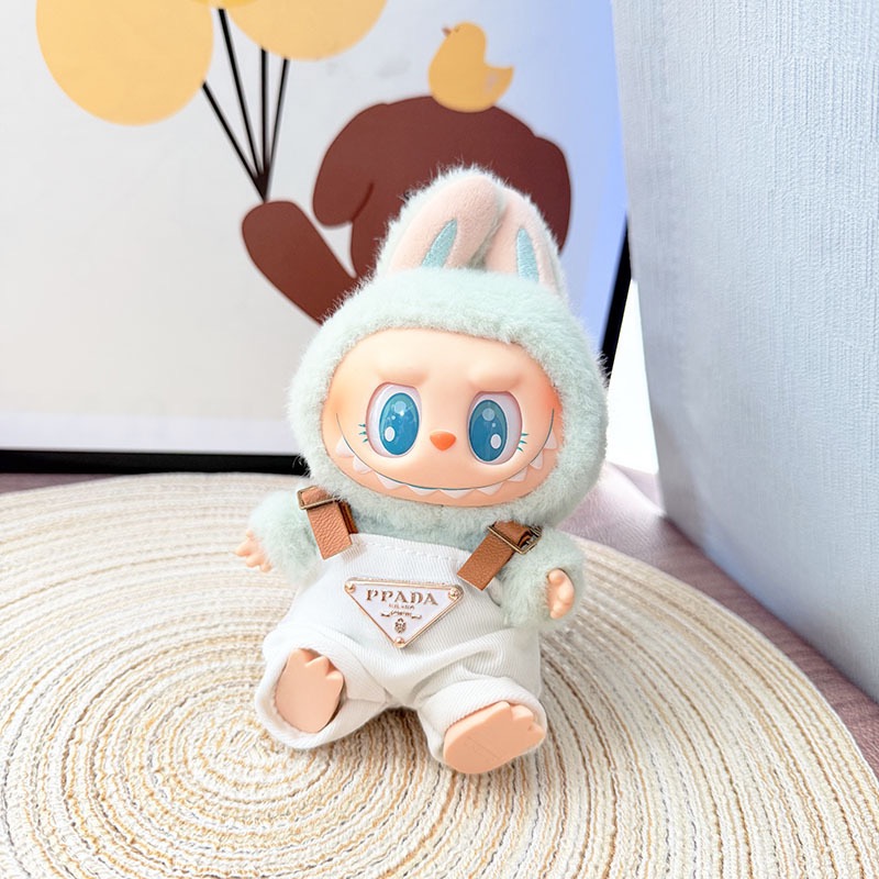 labubu vinyl plush doll clothes accessories labubu macaron cloth 