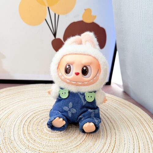 labubu vinyl plush doll clothes accessories labubu macaron cloth