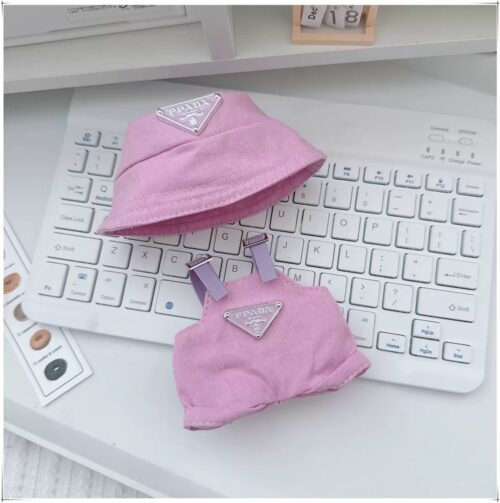 pink labubu pants purple labubu top popmart labubu macaron
