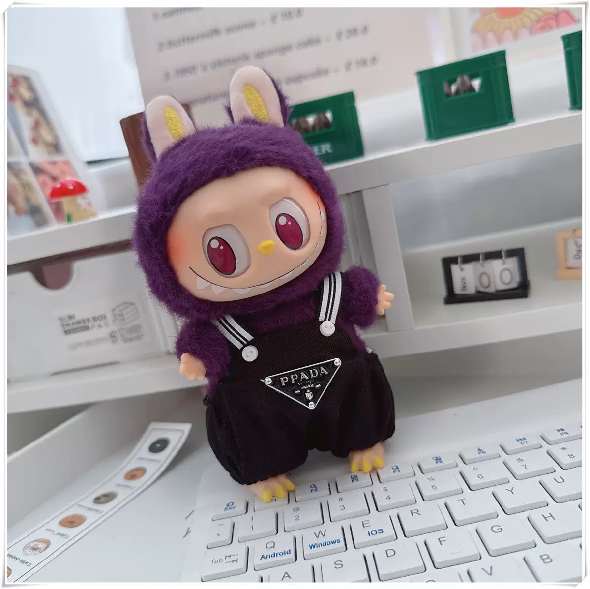 popmart labubu have a seat popnow labubu popland labubu clothes 