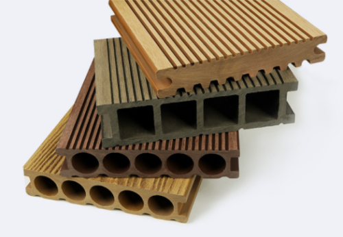Outdoor wood composite plastic flooring co extruded solid board courtyard wood wpc decking
