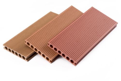 3D embossed outdoor WPC decking Bedroom anti slip floor balcony plastic wood floor garden villa WPC deck floor
