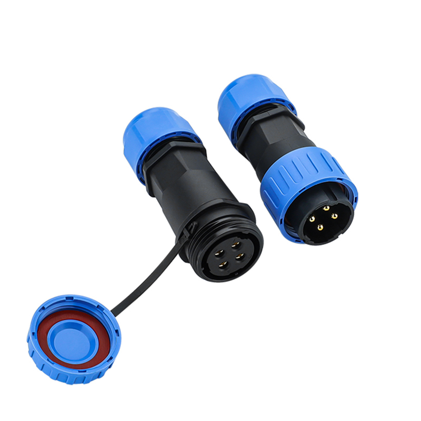 Waterproof aviation plug welding-free screw type power wire connector quick industrial connector