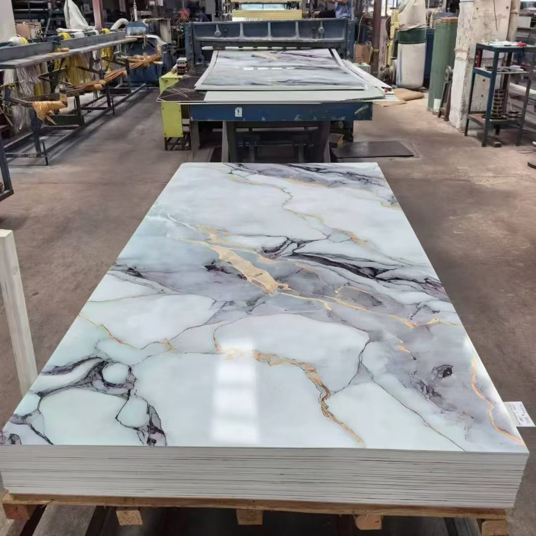 building material UV board UV marble board protective wall panel for interior decorate(