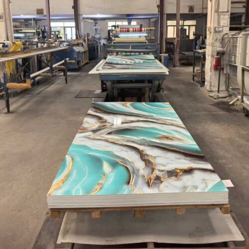 building material UV board UV marble board protective wall panel for interior decorate(